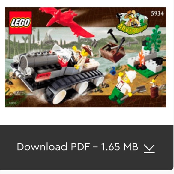 2000 Lego Adventurers: Dino Island #5934 Track Master - Picture 2 of 8